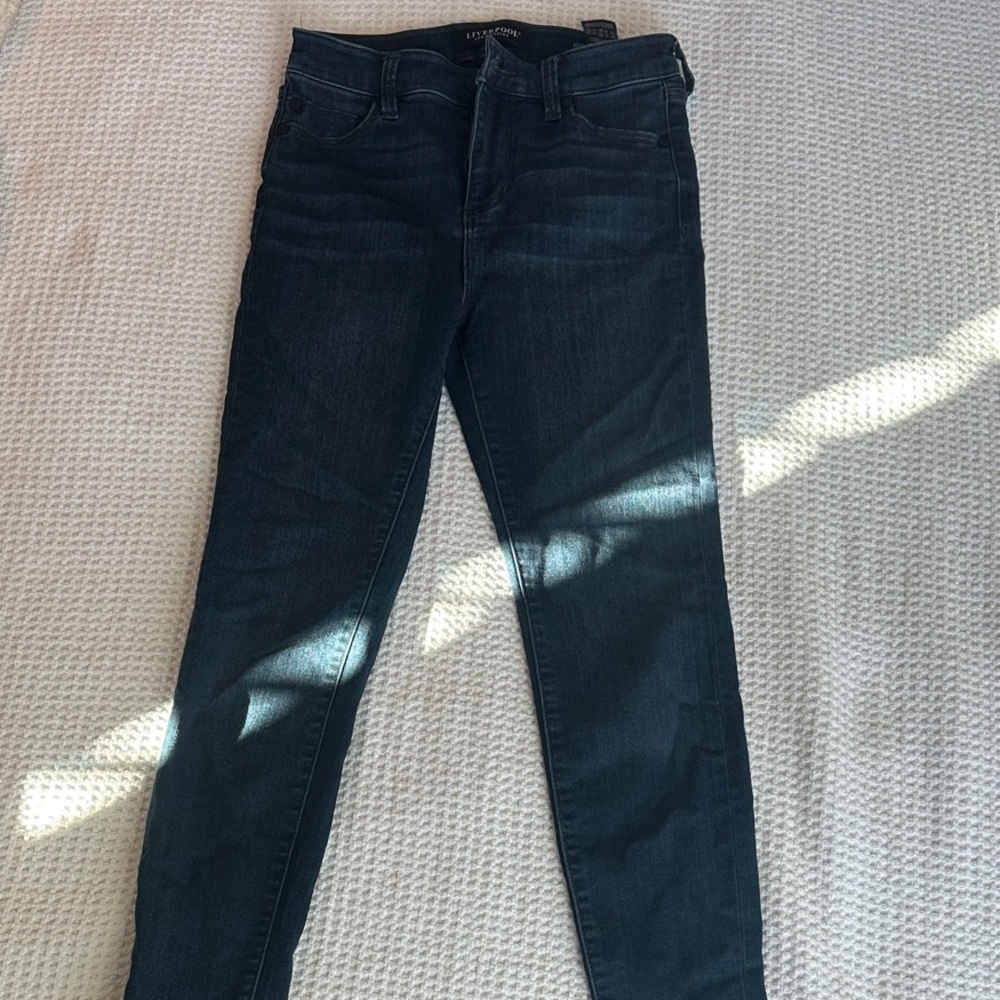 Liverpool Women's Deep Indigo Skinny Jeans